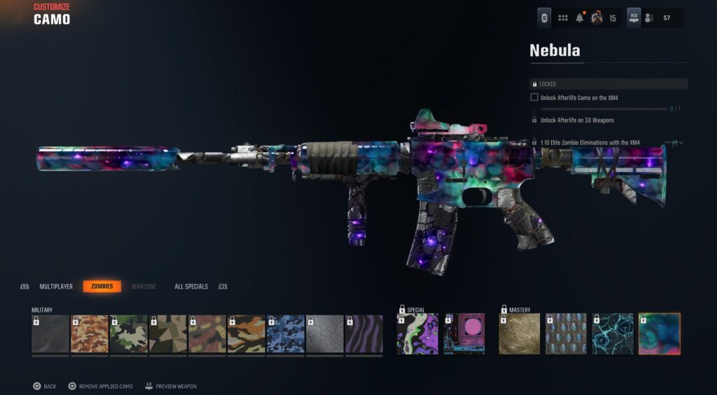 Black Ops 6 Yeni Zombi, nihai kamuflajı