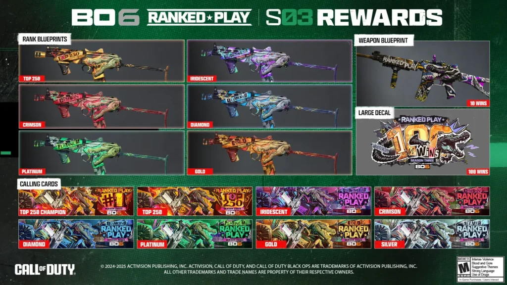 Sezon 3 Ödülleri Ranked Play