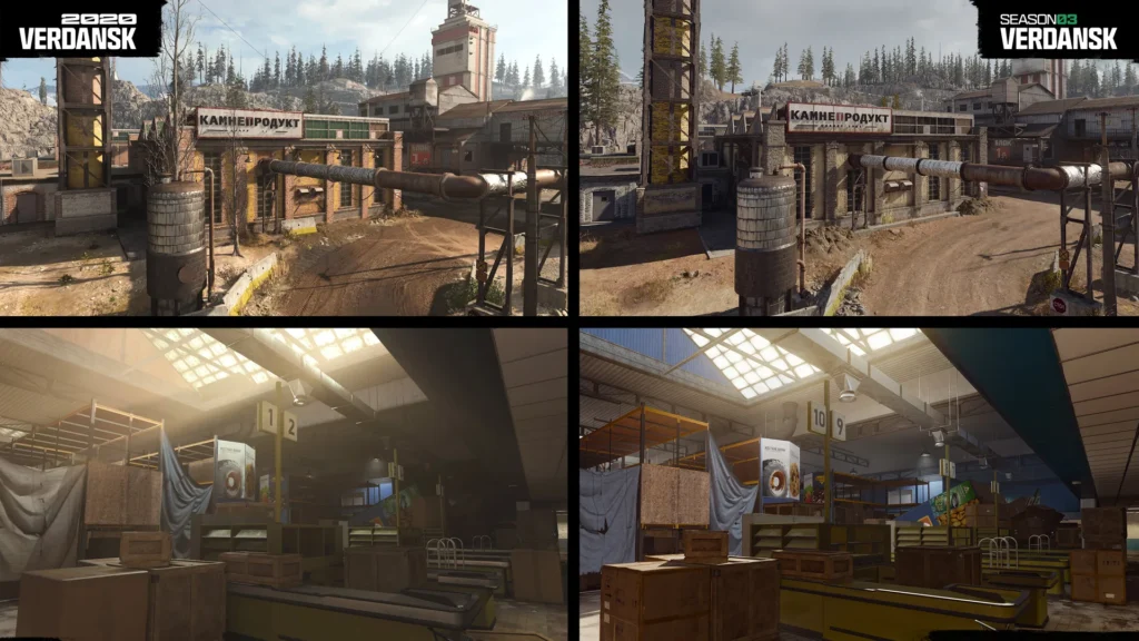 Warzone Verdansk Quarry ve Atlas Store