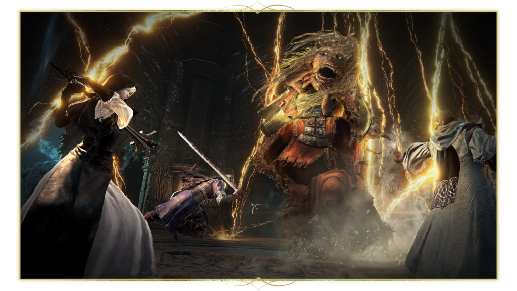 Elden Ring Nightreign, The Forsaken Hollows Abomination Fight Ekran Görüntüsü