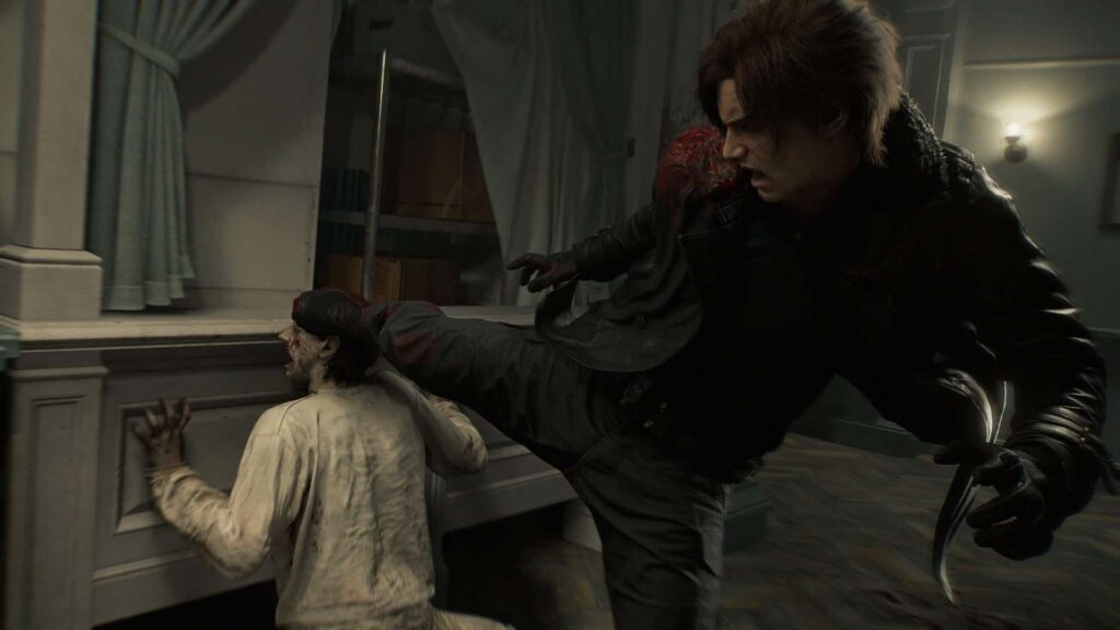 Resident Evil Requiem Leon Kennedy Oyun İçi Görüntü